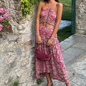 Dalida Top + Skirt MISA Los Angeles